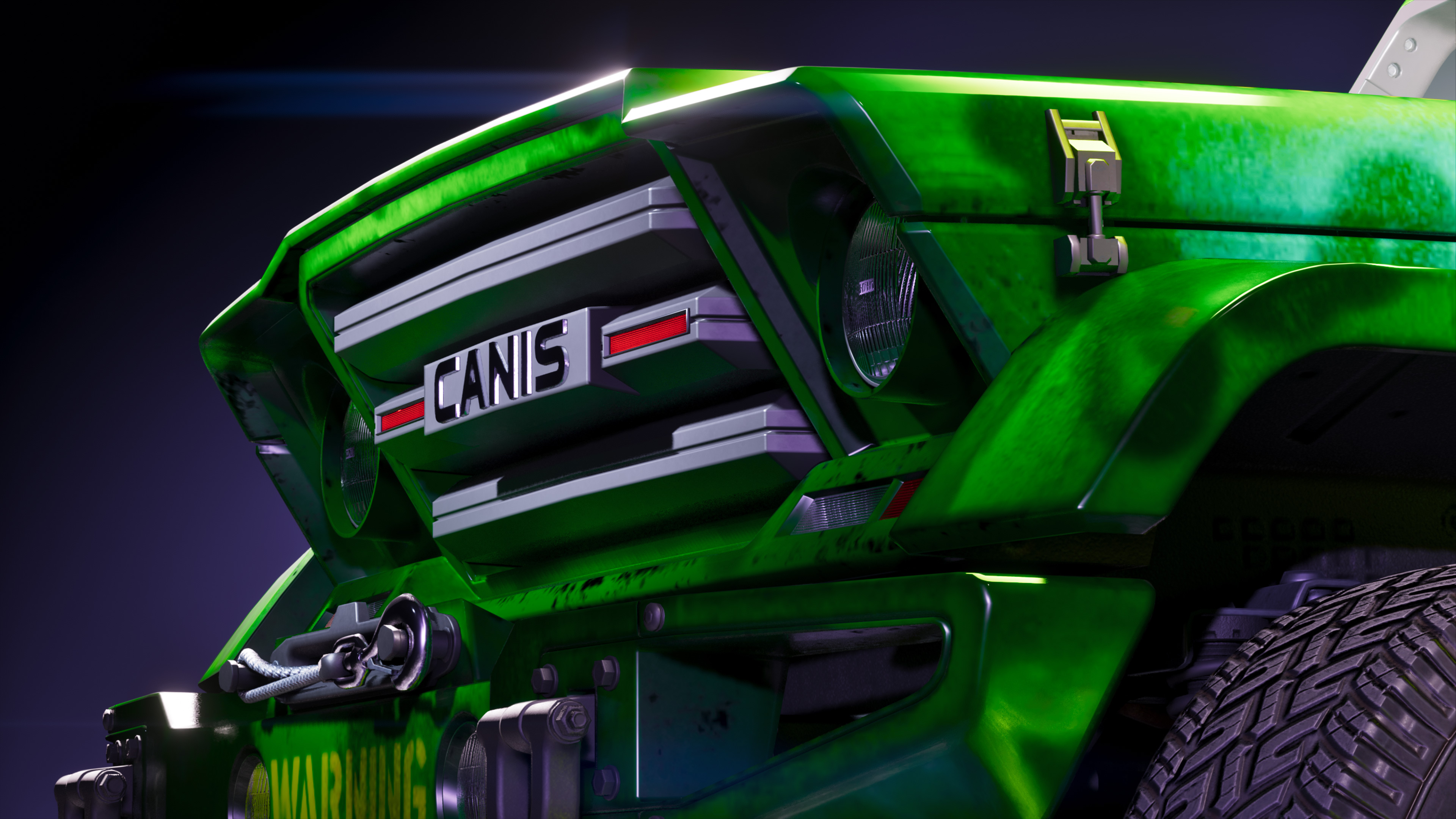 Brands in GTA 6 Leonida: Canis off-road truck detail