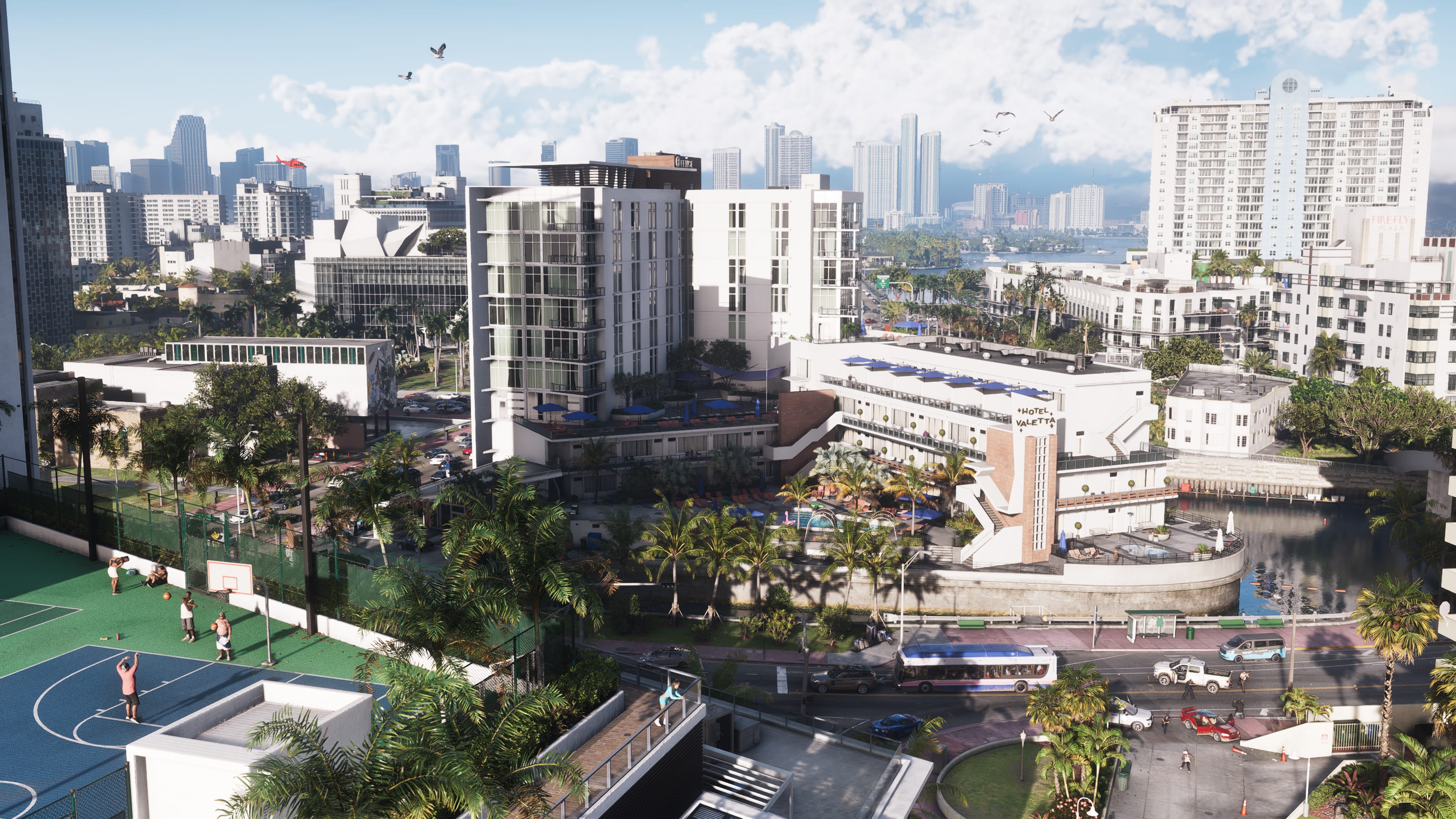 Vice City skyline in GTA 6: confirmed metropolitan core of Leonida State
